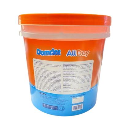 Imagem de Cloro Domclor AllDay 5 em 1 Multiação 10kg p/ Piscina Limpeza e Prevenção de Algas
