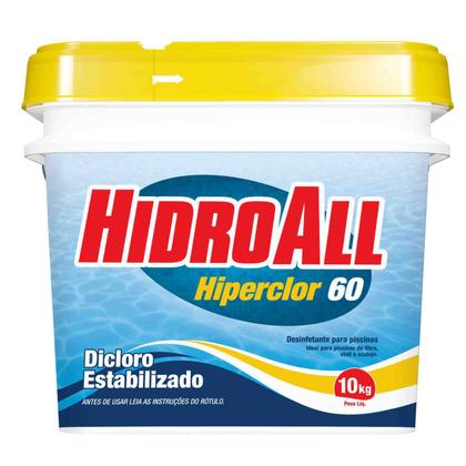 Imagem de Cloro Granulado Hidroall Hiperclor 60 Dicloro Establizado 10kg