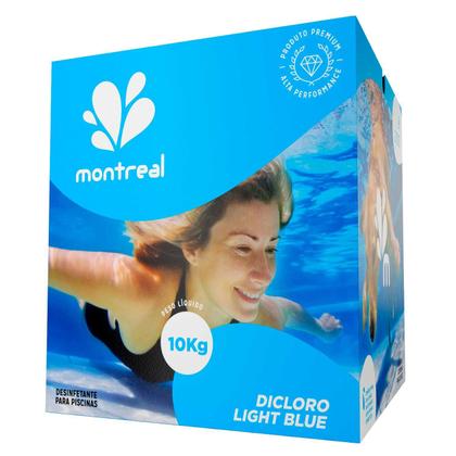 Imagem de Cloro Granulado Light Blue 10 KG + Clarificante Floculante para Piscinas e Hidrotanques MONTREAL