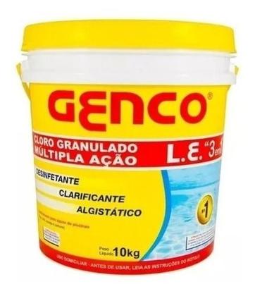 Imagem de Cloro Granulado Múltipla Ação 3 Em 1 10kg Genco