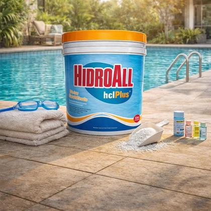 Imagem de Cloro HCL Plus Hidroall 10kg Alta Performance
