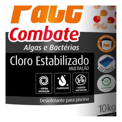 Imagem de Cloro Multiação Hth 3 Em 1 Pace Combate 10kg Para Piscinas