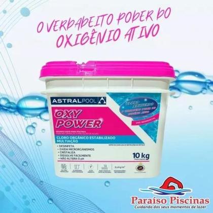 Imagem de Cloro oxy power balde 10KG Fluidra - Cloro oxidante para Piscinas