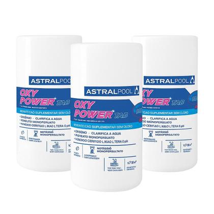 Imagem de Cloro oxypower 5 tabletes astralpool 1kg un2468 cl 5.1 subcl 50 ge iii