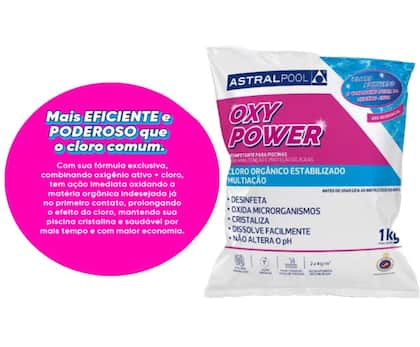 Imagem de Cloro Oxypower Multiação P/ Piscina 1KG Astralpool - Fluidra
