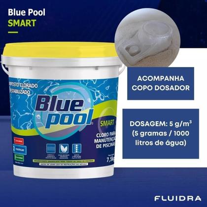 Imagem de Cloro P/ Piscina Granulado BluePool Smart Multilação 10kg