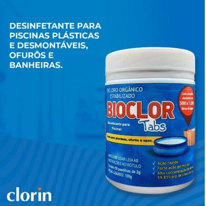 Imagem de Cloro p/ Piscinas c/ 50un Bioclor Tabs