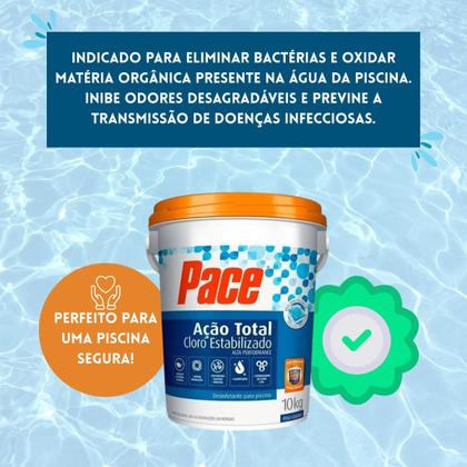 Imagem de Cloro Pace Ação Total 10kg para Piscina