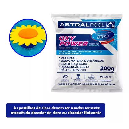 Imagem de Cloro para piscina oxypower tablete 200g astralpool