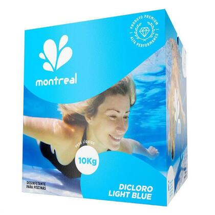 Imagem de Cloro Piscinas Light Blue 10kg 3em1 Montreal Caixa
