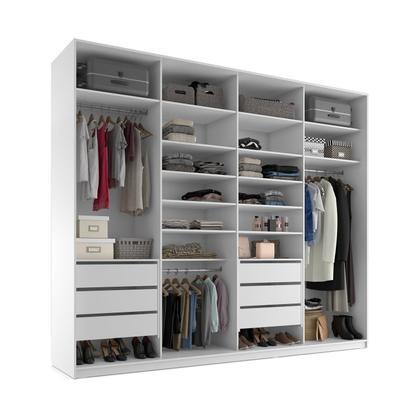 Imagem de Closet Casal 100% MDF BP 277cm 6 Gavetas Sion