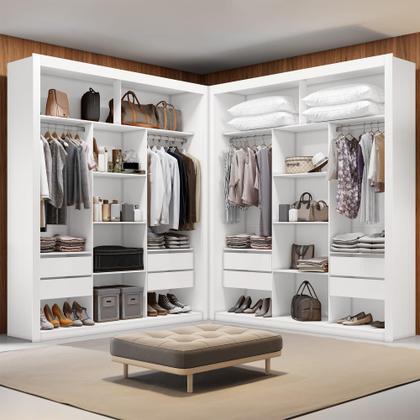 Imagem de Closet Casal Premium 8 Gavetas Amoudi Móveis