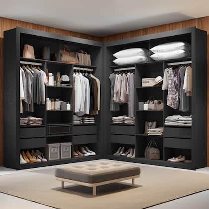 Imagem de Closet Casal Premium 8 Gavetas Amoudi Móveis