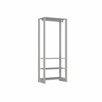 Imagem de Closet com 1 cabideiro e 2 prateleiras EY101 Linha Yes Emovell