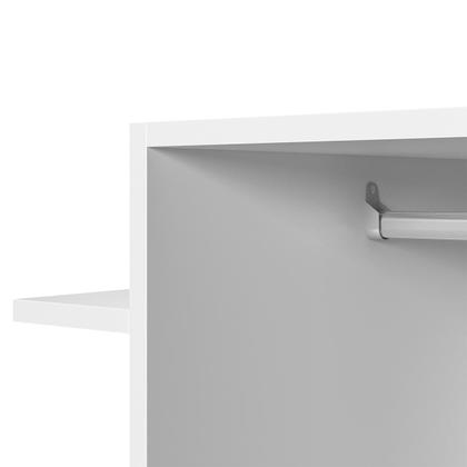 Imagem de Closet com Painel Wave 108cm 2 Gavetas e Cabideiro