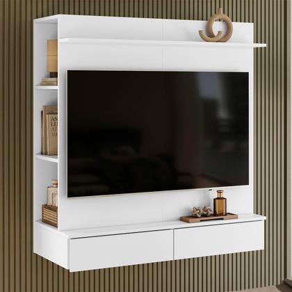 Imagem de Closet com Painel Wave 108cm 2 Gavetas e Cabideiro