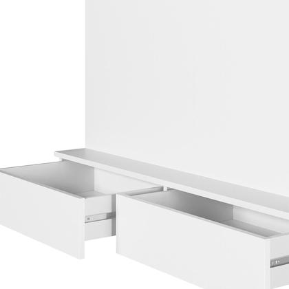 Imagem de Closet com Painel Wave 108cm 2 Gavetas e Cabideiro