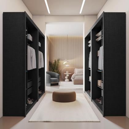 Imagem de Closet Modulado 8 Gavetas 12 Prateleiras 100% MDF Amoudi Móveis