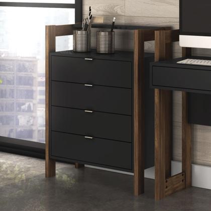 Imagem de Closet Modulado Aberto - Gaveteiro Multiuso 65cm com 4 Gavetas AZ1012 Tecnomóbili