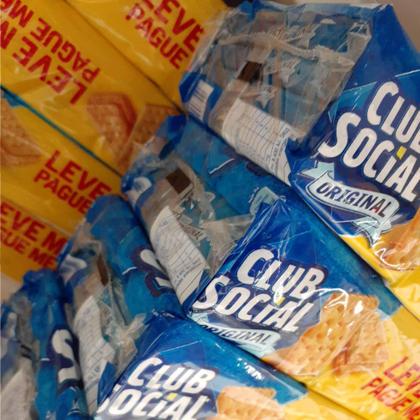 Imagem de Club Social, Biscoito Original, 5 Pacotes, 60 Unidades
