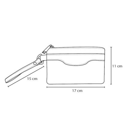 Imagem de Clutch Feminina de Couro Liza