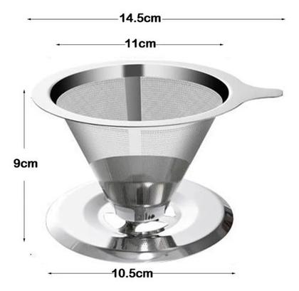 Imagem de Coador De Café 103 Em Aço Inox Não Utiliza Filtro