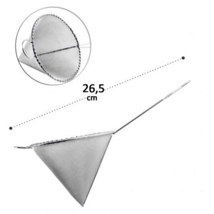 Imagem de Coador De Óleo Com Cabo Multiuso / Coador De Óleo Metal Cone N 12