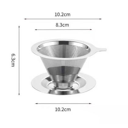 Imagem de Coador Filtro De Café Aço Inox Qualidade Tamanho 101