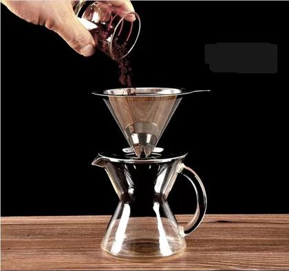 Imagem de Coador Filtro De Café Pour Over Em Aço Inox Tam. 103