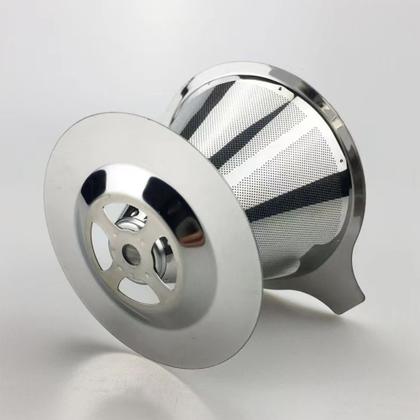 Imagem de Coador Filtro De Café Pour Over Em Aço Inox Tam. 103