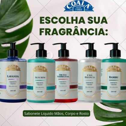 Imagem de Coala Chá Branco 500ml Sabonete Líquido Mãos, Corpo e Rosto