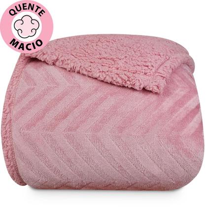 Imagem de Coberdrom Casal Aveludado Sherpa Manta Soft Dupla face BF Colchoes