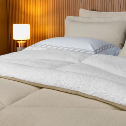 Imagem de Coberdrom Casal Lavive Sherpa Clara Dupla face 2,20x2,40m