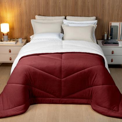Imagem de Coberdrom Casal Lavive Sherpa Clara Dupla face 2,20x2,40m