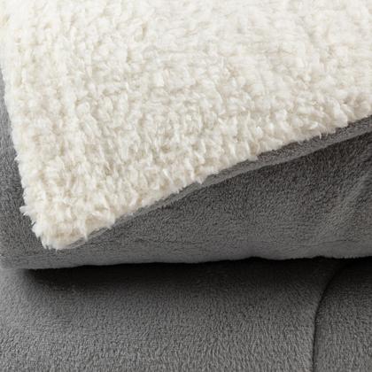 Imagem de Coberdrom/ Cobertor Solteiro 1 Pç Sherpa Carneiro Manta Soft Dupla face