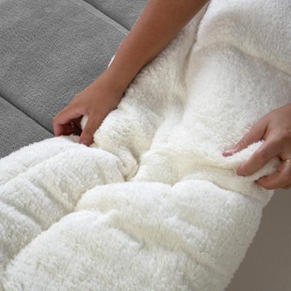 Imagem de Coberdrom/ Cobertor Solteiro 1 Pç Sherpa Carneiro Manta Soft Dupla face