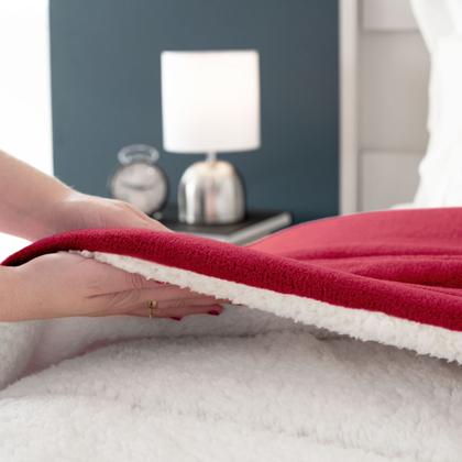 Imagem de Coberdrom dupla face sherpa/manta fleece king 01 peça