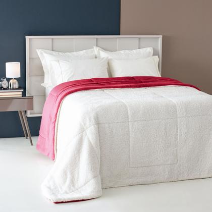 Imagem de Coberdrom dupla face sherpa/manta fleece king 01 peça