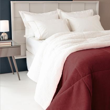 Imagem de Coberdrom dupla face sherpa/manta fleece king 01 peça