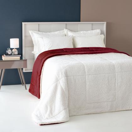 Imagem de Coberdrom dupla face sherpa/manta fleece king 01 peça