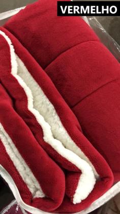 Imagem de Coberdrom Edredom Cobertor Casal Queen Dupla Face