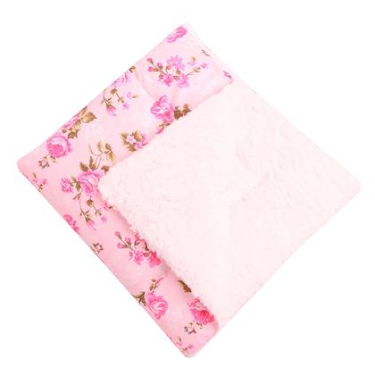 Imagem de Coberdrom Edredom com Sherpa para Bebê Floral 01 Peça