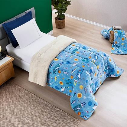 Imagem de Coberdrom Edredom Infantil Pele De Carneiro Bouti Kids Macio