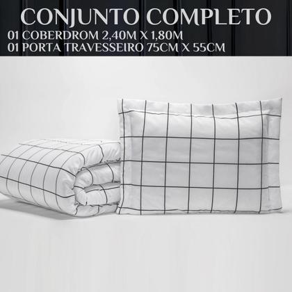 Imagem de Coberdrom Grosso Edredom Aisha Tamanho Solteiro100%Algodão