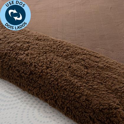 Imagem de Coberdrom King Aveludado Sherpa Manta Soft Dupla face BF Colchoes