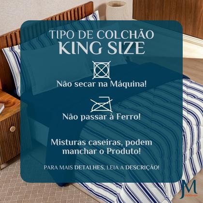 Imagem de Coberdrom King Size Grosso Scarlett Malha 100%Algodao