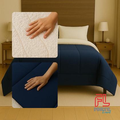 Imagem de Coberdrom Queen Sherpa Dulpa Face Manta Soft Edredom Cobertor