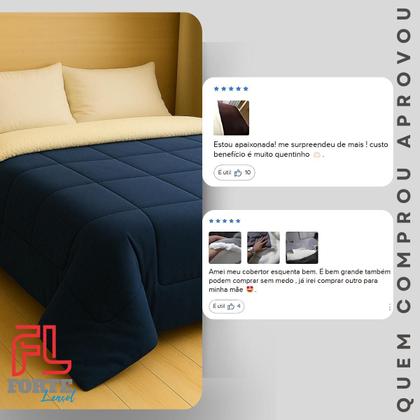 Imagem de Coberdrom Queen Sherpa Dulpa Face Manta Soft Edredom Cobertor