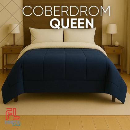 Imagem de Coberdrom Queen Sherpa Dulpa Face Manta Soft Edredom Cobertor
