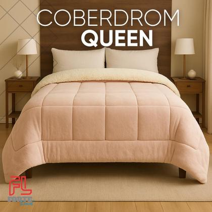 Imagem de Coberdrom Queen Sherpa Dulpa Face Manta Soft Edredom Cobertor